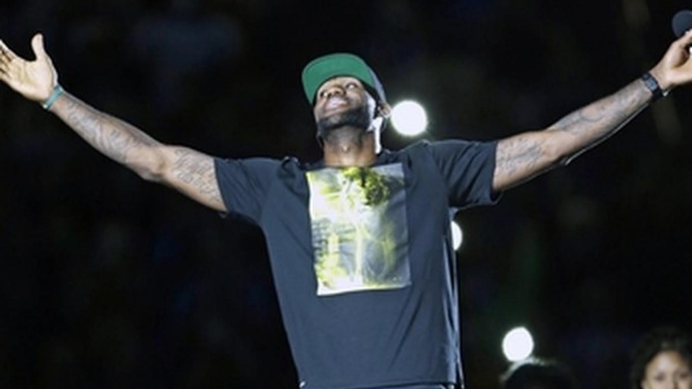 LeBron James vyzýva prezidenta.