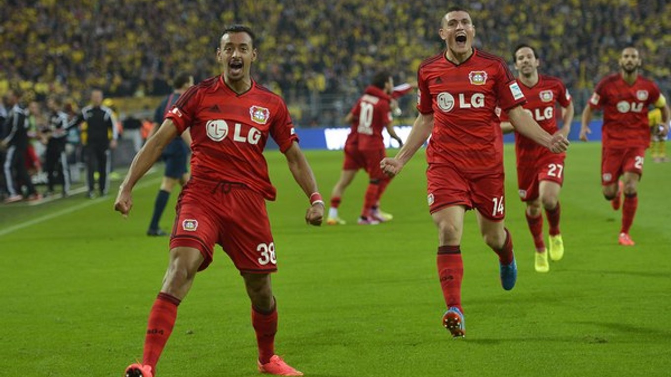 Karim Bellarabi sa tešil z gólu v Dortmunde hneď v úvode.
