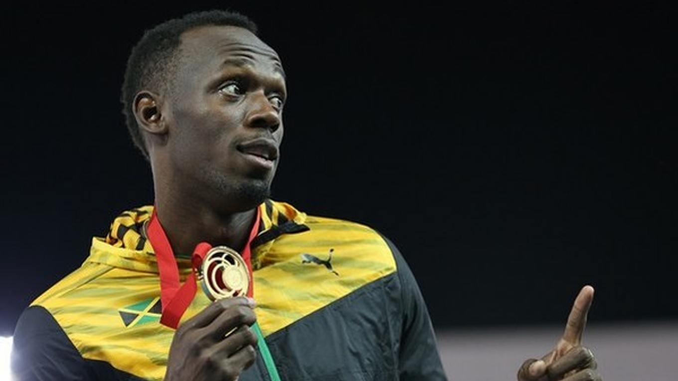 Usain Bolt na Hrách Commonwealthu.