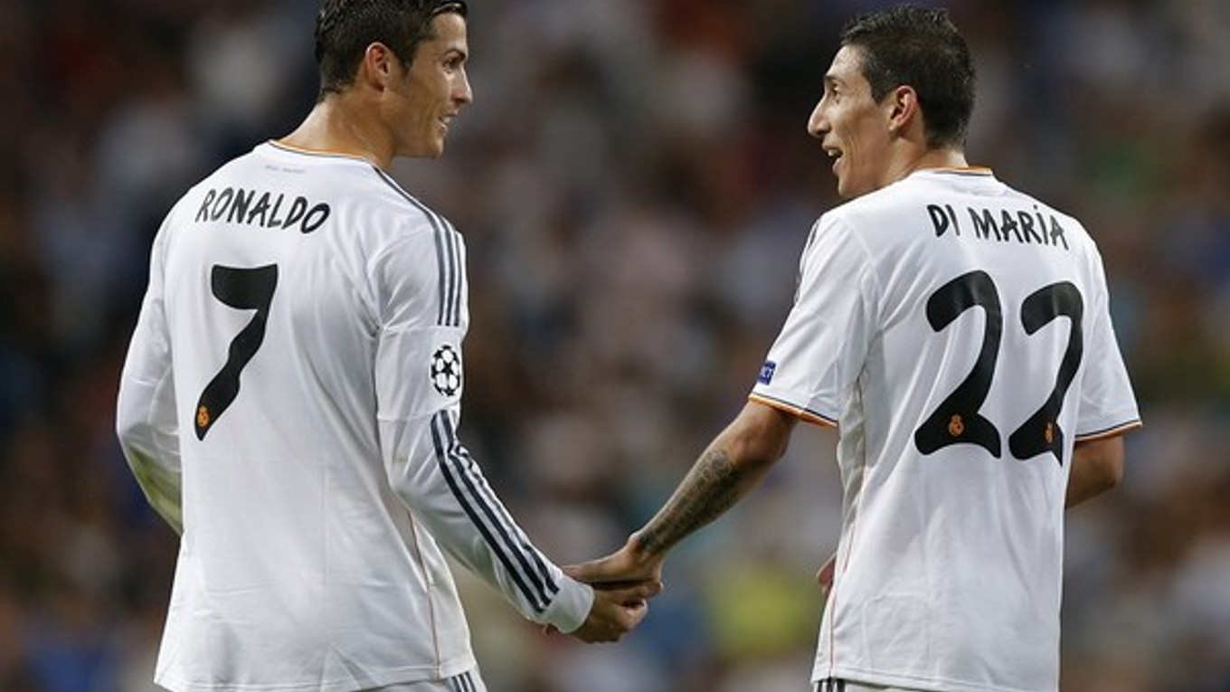 Di María (vpravo) a Ronaldo sú veľkí kamaráti.