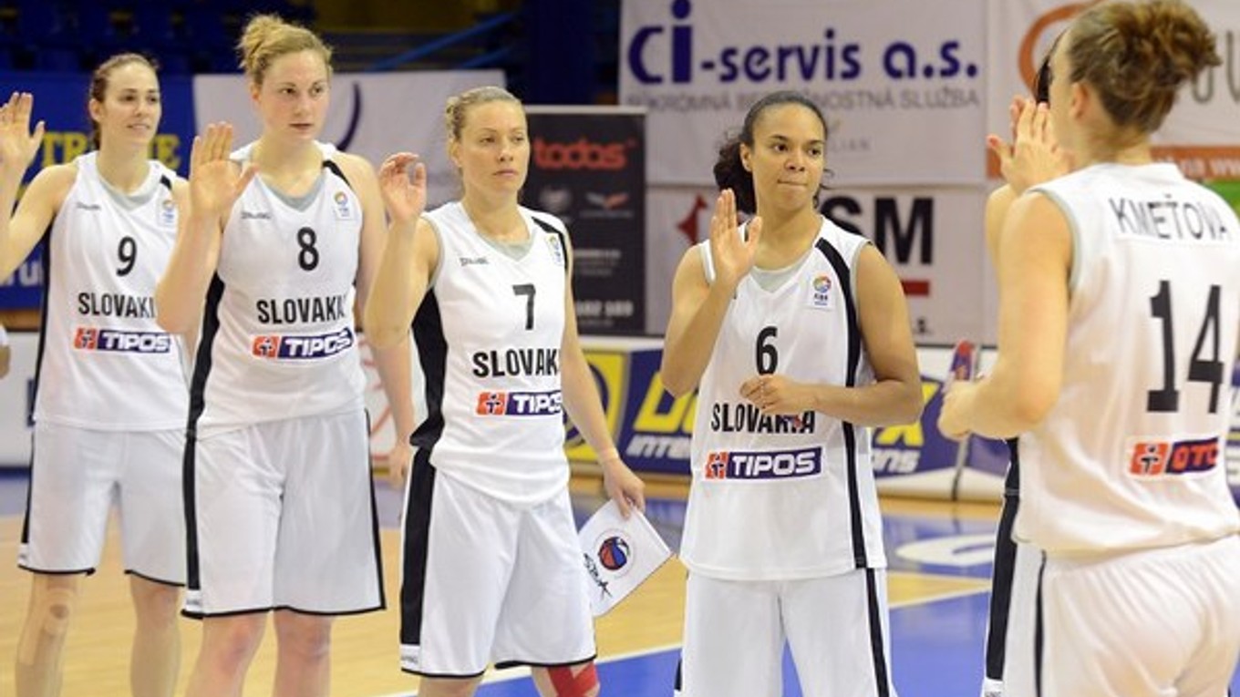 Slovenské basketbalové reprezentantky.