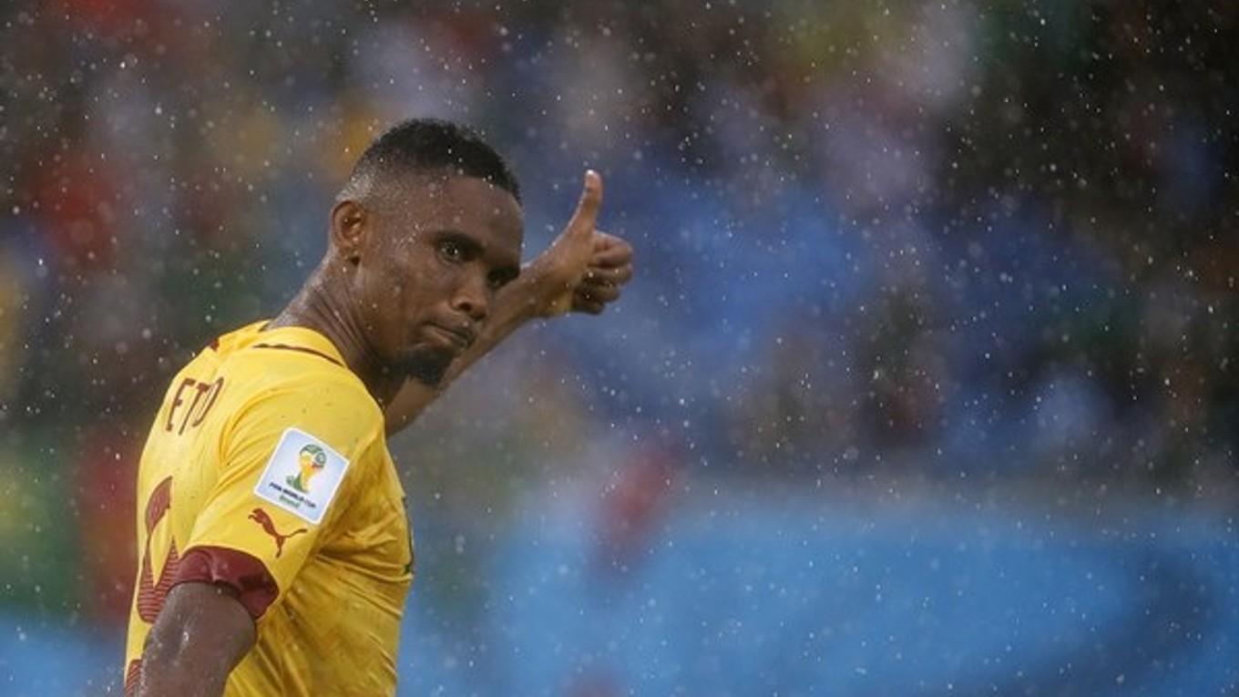 Samuel Eto'o si zahral na MS v Brazílii.