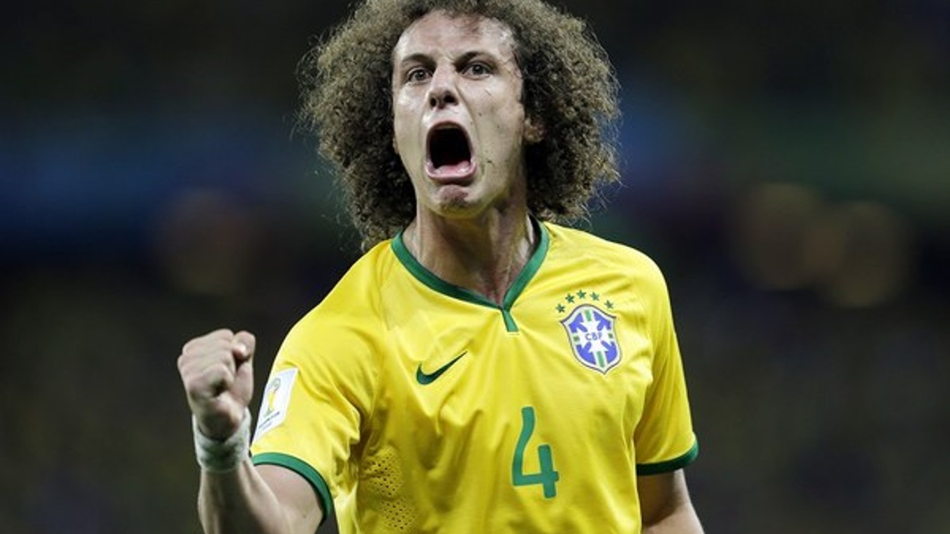David Luiz strelil vo štvrťfinále proti Kolumbii víťazný gól Brazílie.