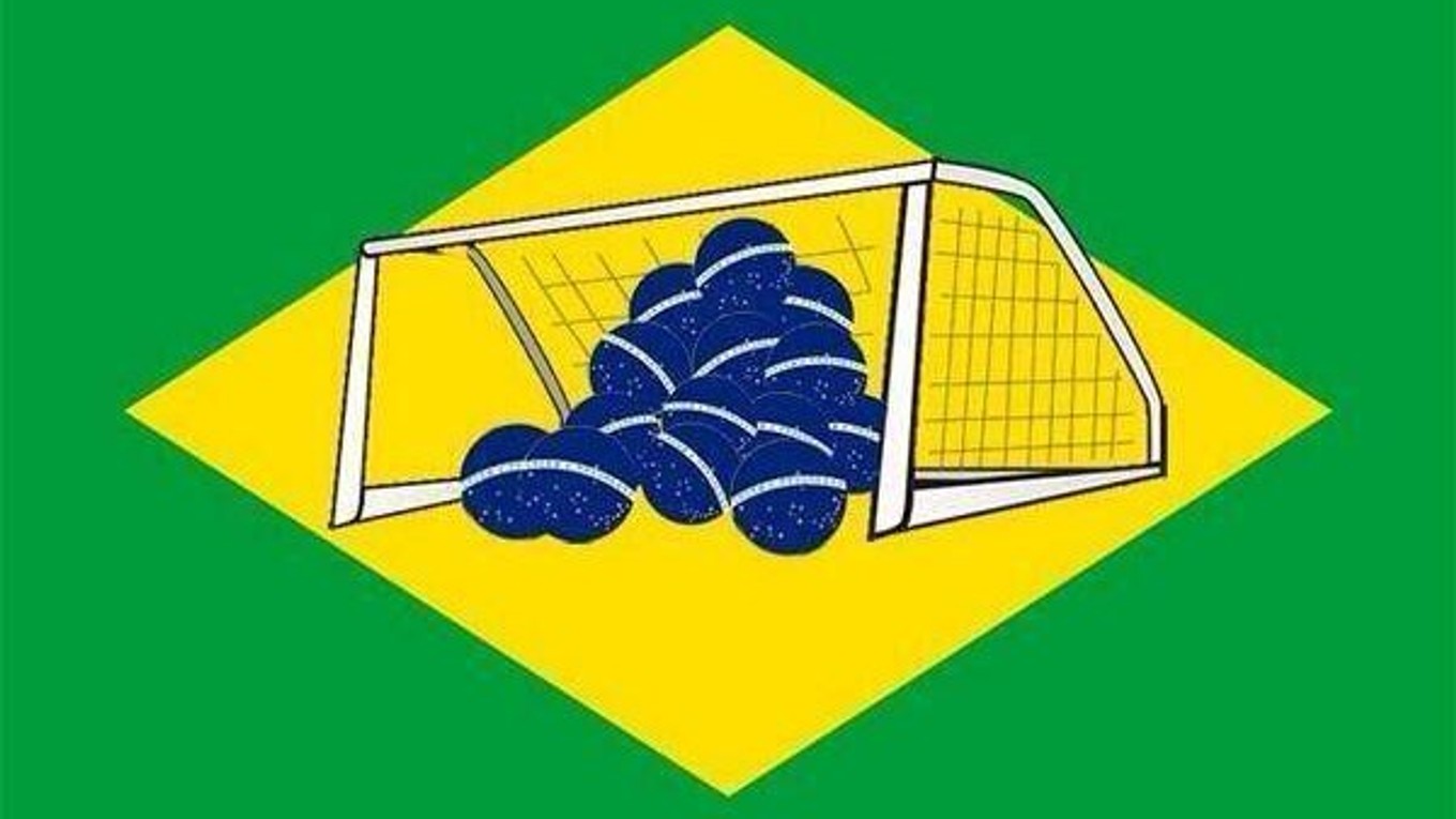 Na internete už sa objavila nové vlajka Brazílie.