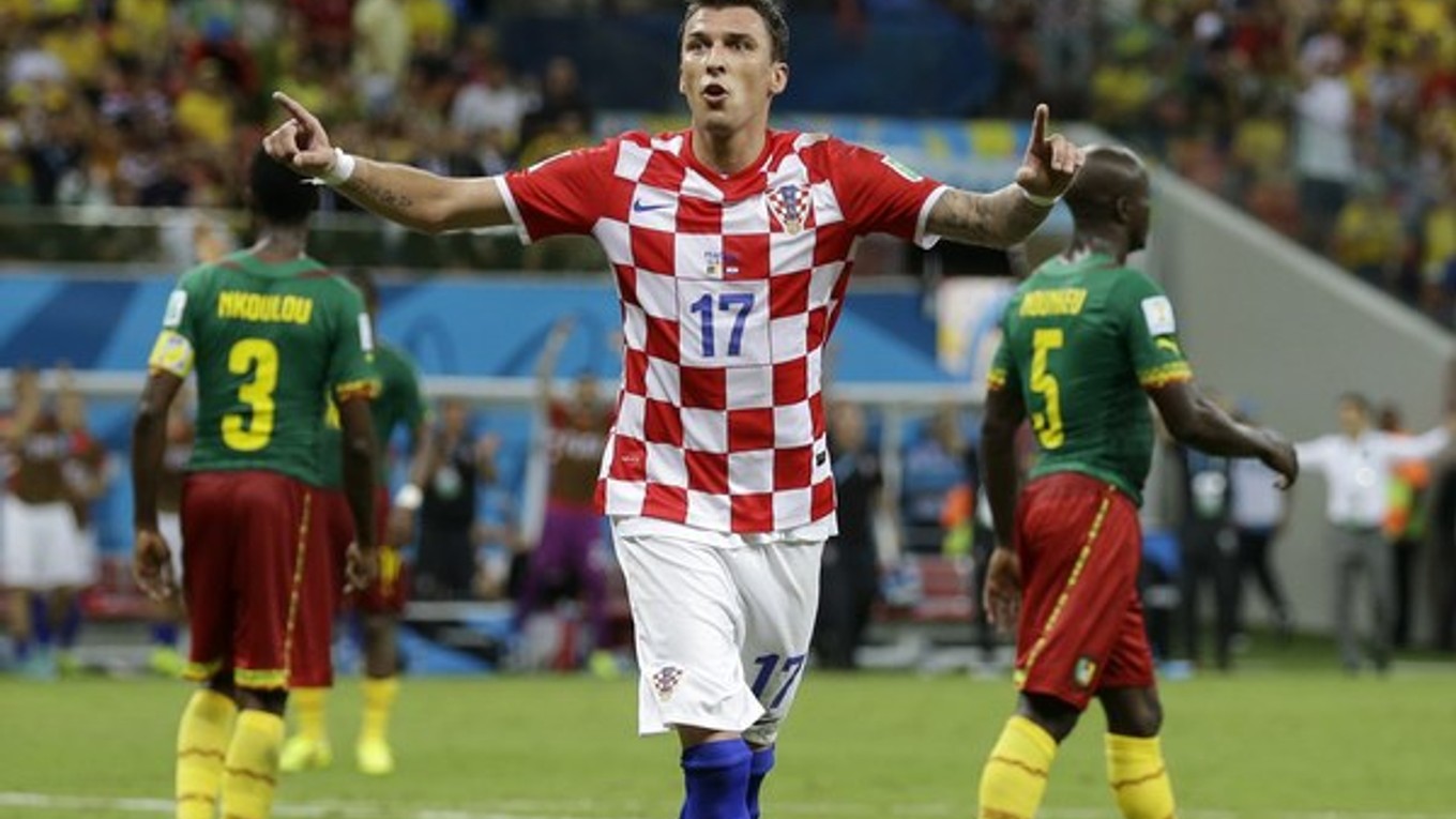 Chorvátsky futbalista Mario Mandžukič.