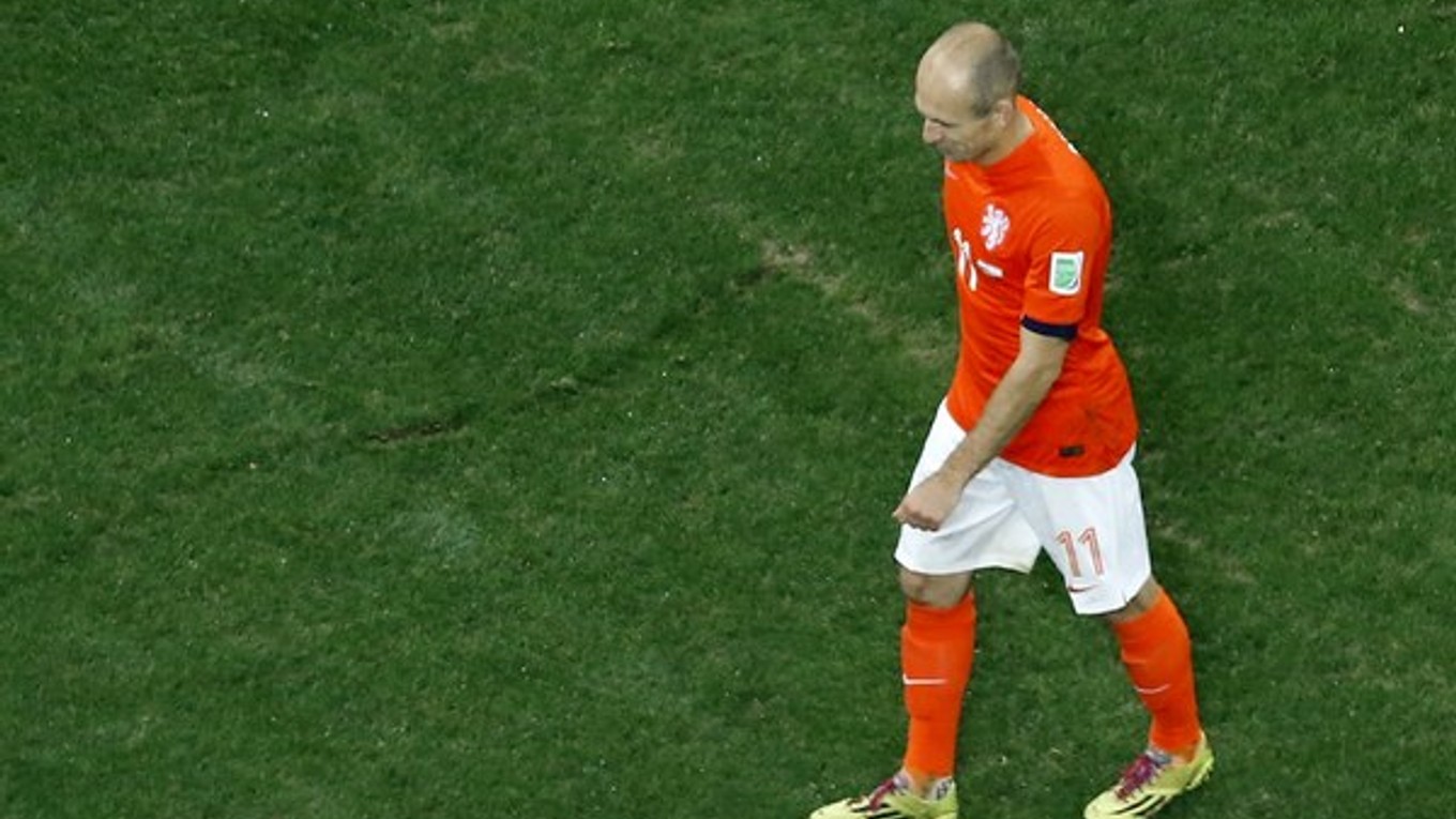 Robben bol najlepším z Holanďanov.