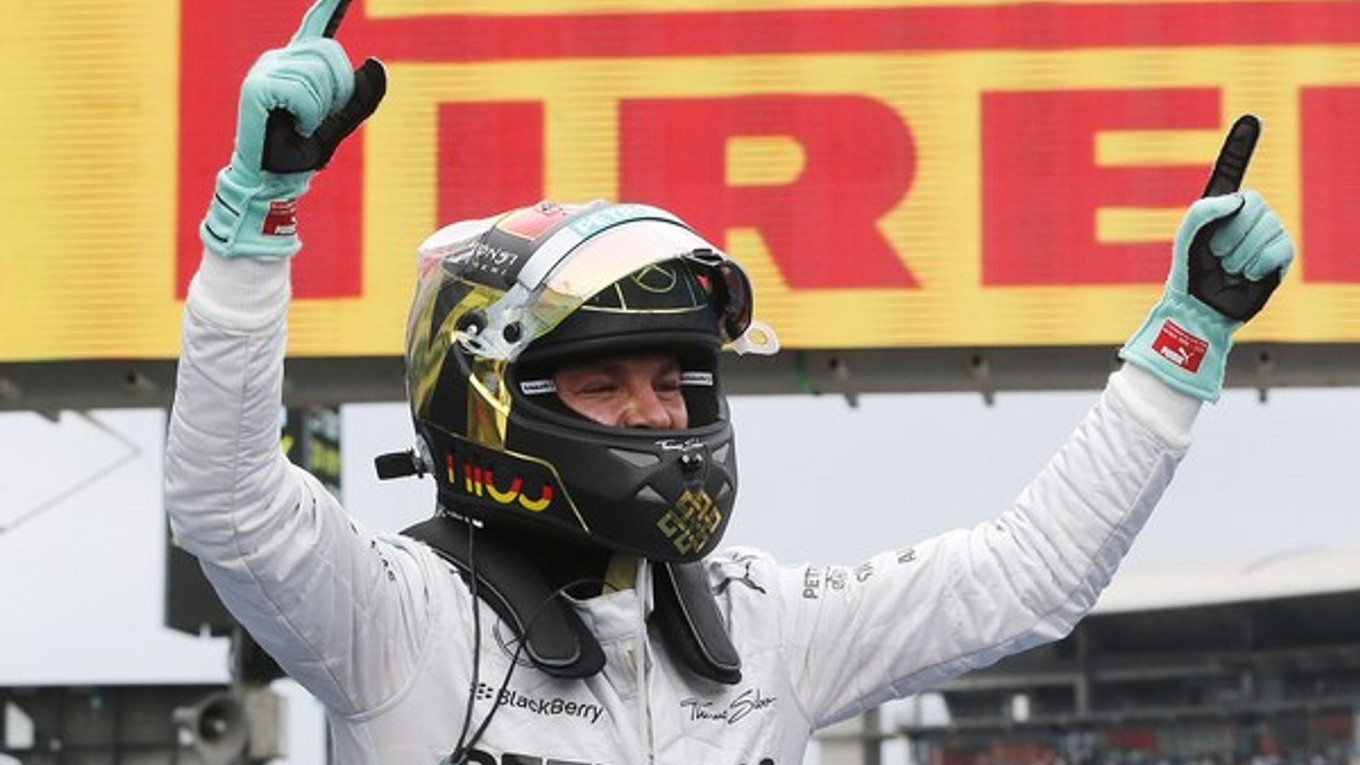 Víťaz Veľkej Ceny Nemecka Nico Rosberg.