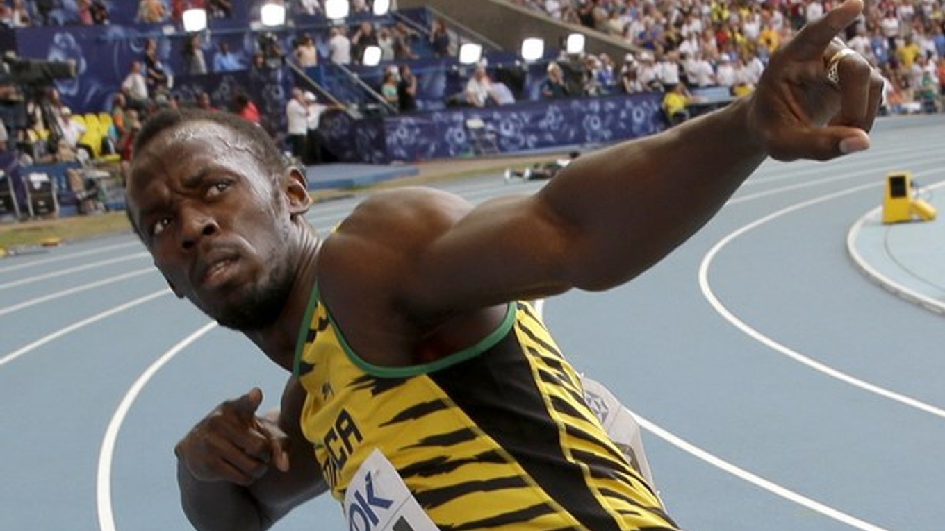 Bolt je najväčšou atletickou hviezdou.