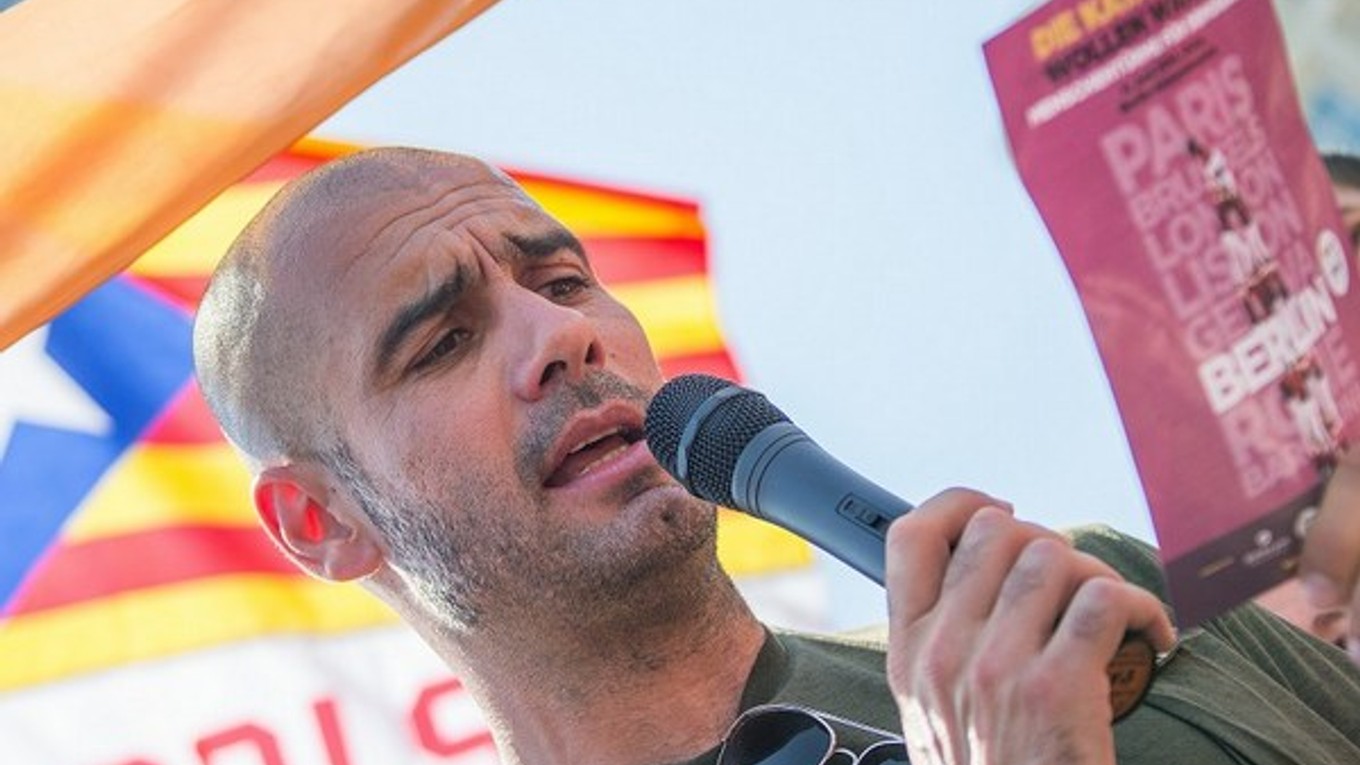 Pep Guardiola minulý rok doviedol Bayern k double.