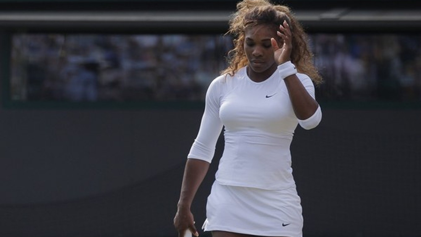 Dezorientovaná Serena Williamsová na Wimbledone.