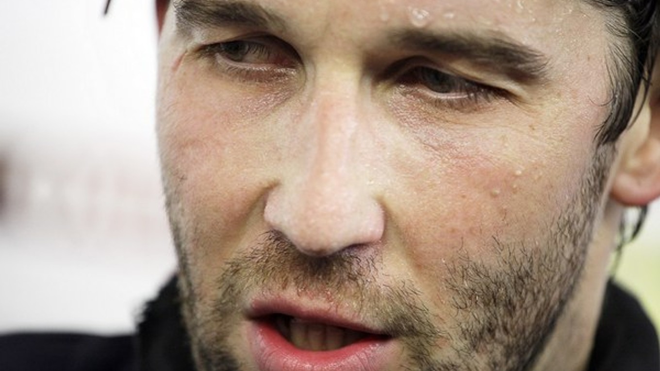 Slovenská brankárska jednotka Ján Laco.