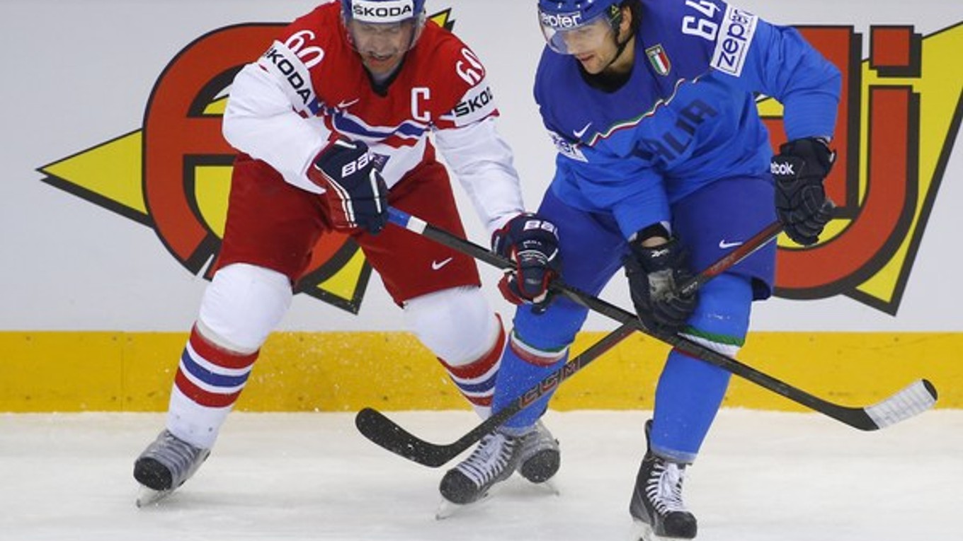 Brian Ihnačák v modrom drese Talianska.