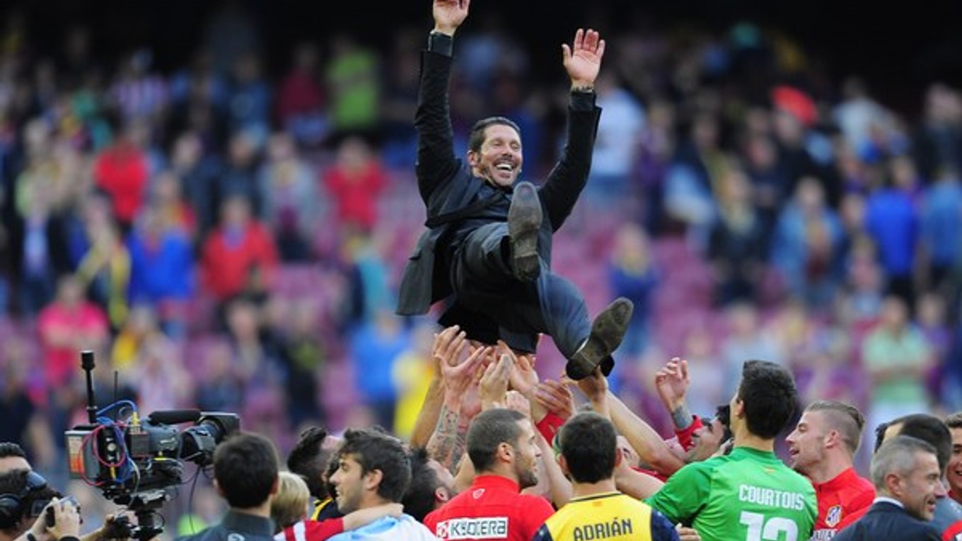 Tréner Diego Simeone.