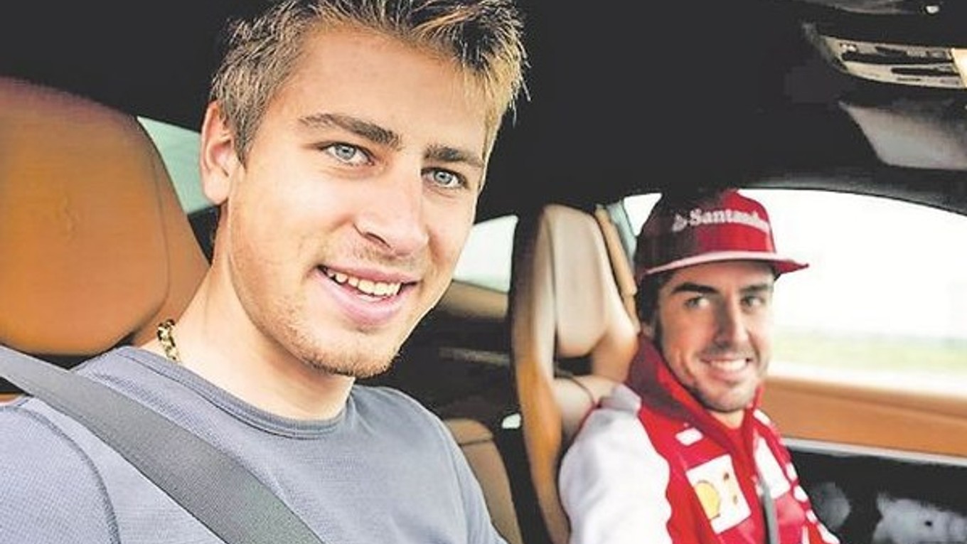 Peter Sagan vraví, že s Fernandom Alonsom ho spája kamarátsky vzťah.