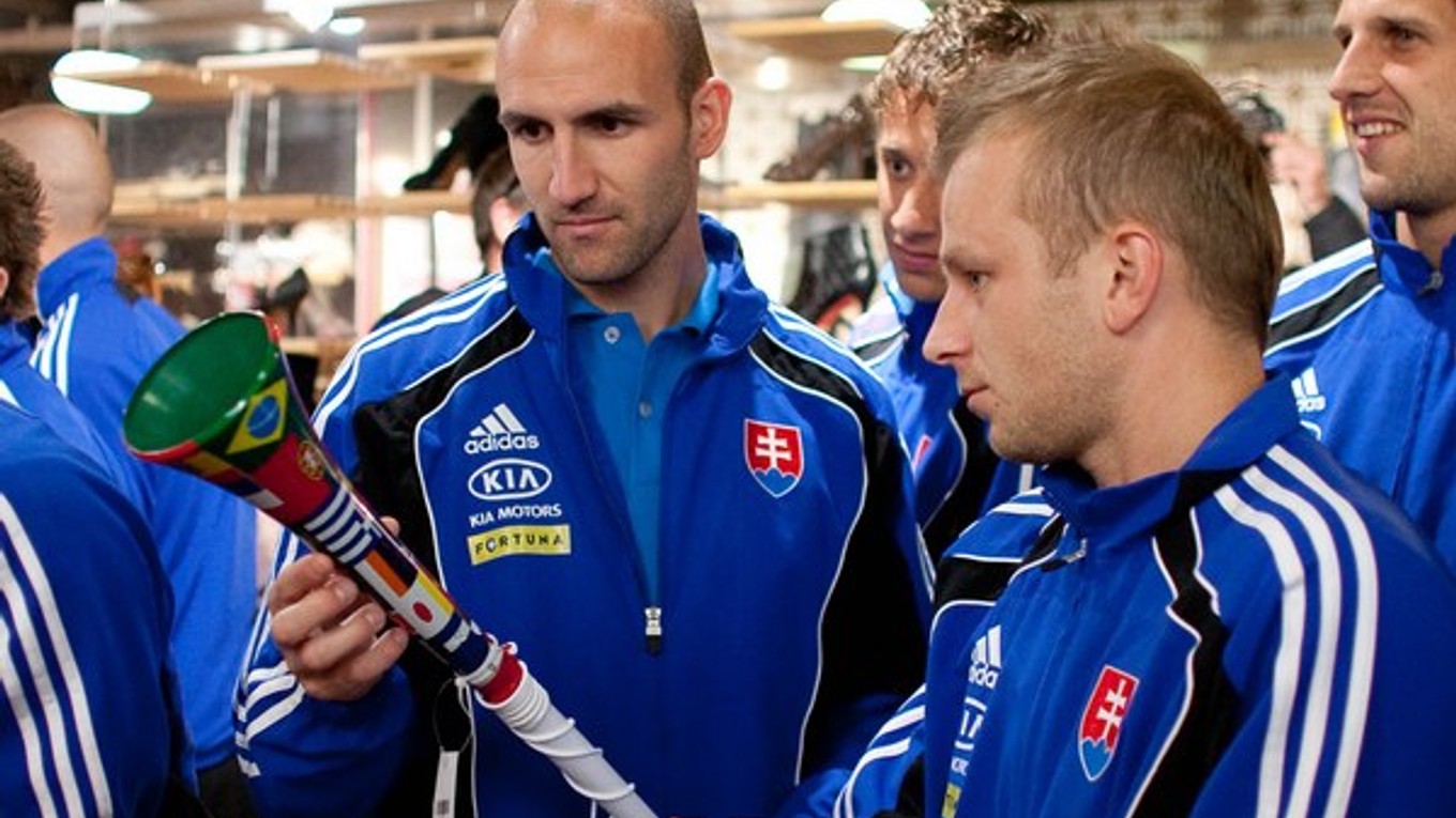 Róbert Vittek (vľavo) a Marek Sapara počas majstrovstiev sveta v Juhoafrickej republike 2010.