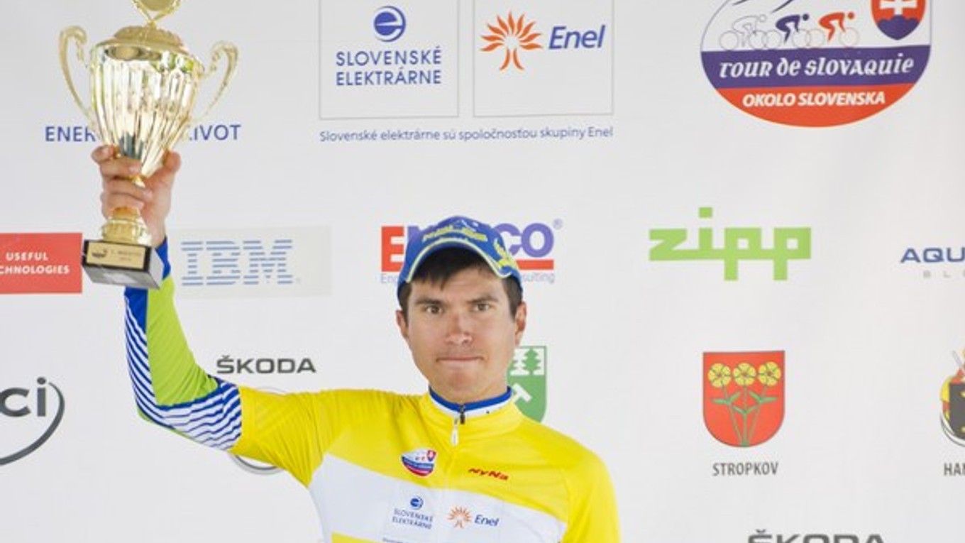 Celkový víťaz 58. ročníka cyklistických pretekov Okolo Slovenska Oleksandr Polivoda z Ukrajiny.