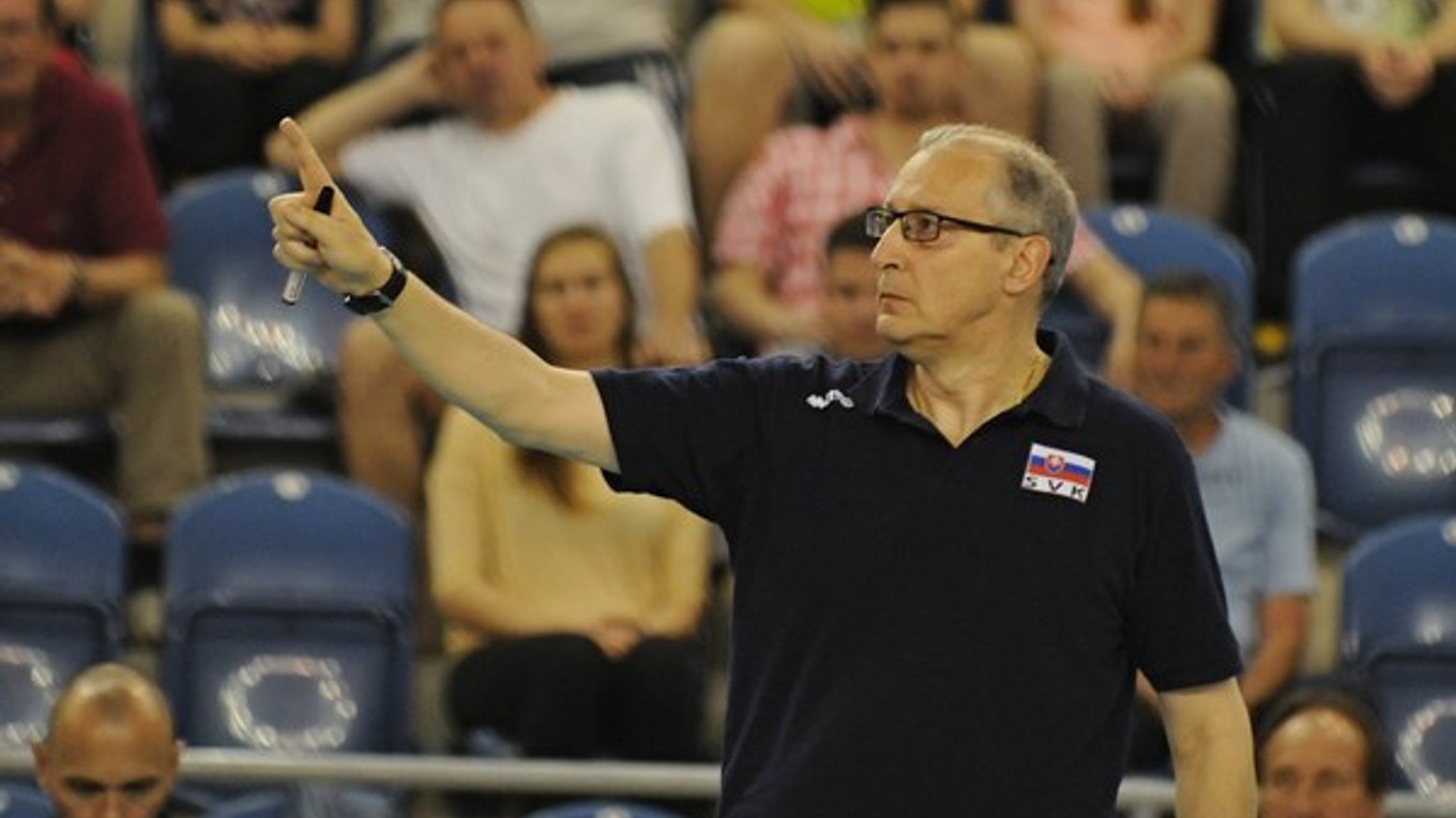 Tréner volejbalistov Flavio Gulinelli.