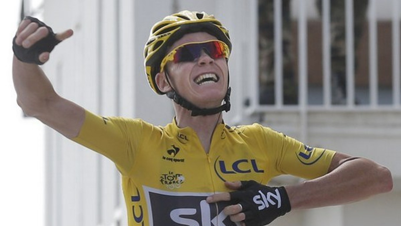 Britský cyklista Chris Froome.