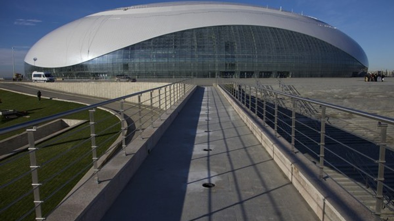 Aréna Boľšoj, kde budú hrať hokejisti HK Soči Kontinentálu hokejovú ligu.