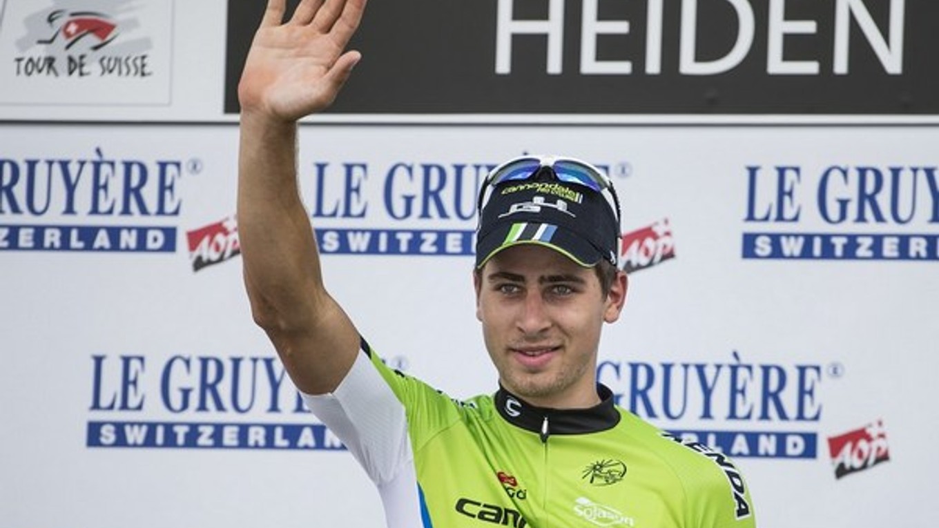 Peter Sagan po víťazstve v pondelkovej 3. etape,