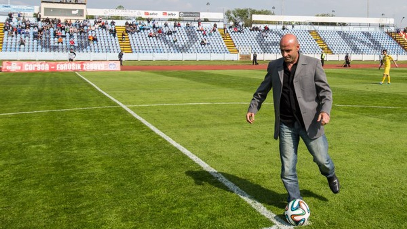 Zápas Slovan - Myjava otvoril Fabio Nigro.