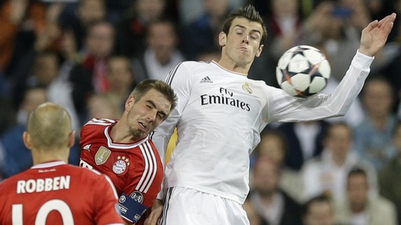 Súboj Philippa Lahma z Bayeernu a Garetha Balea z Realu, ktorý aj napriek chrípke odohral záverečných 20 minút.