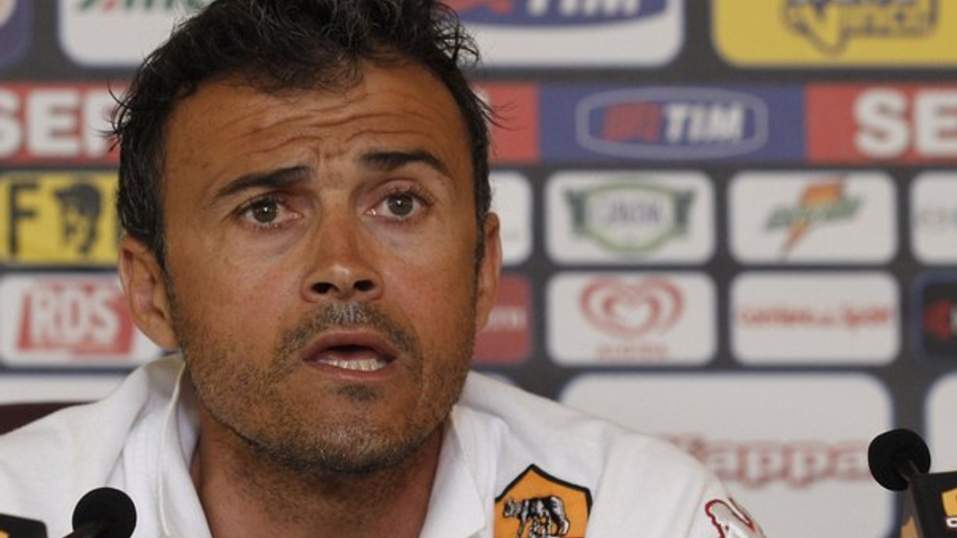 Luis Enrique v minulosti tréneroval AS Rím.
