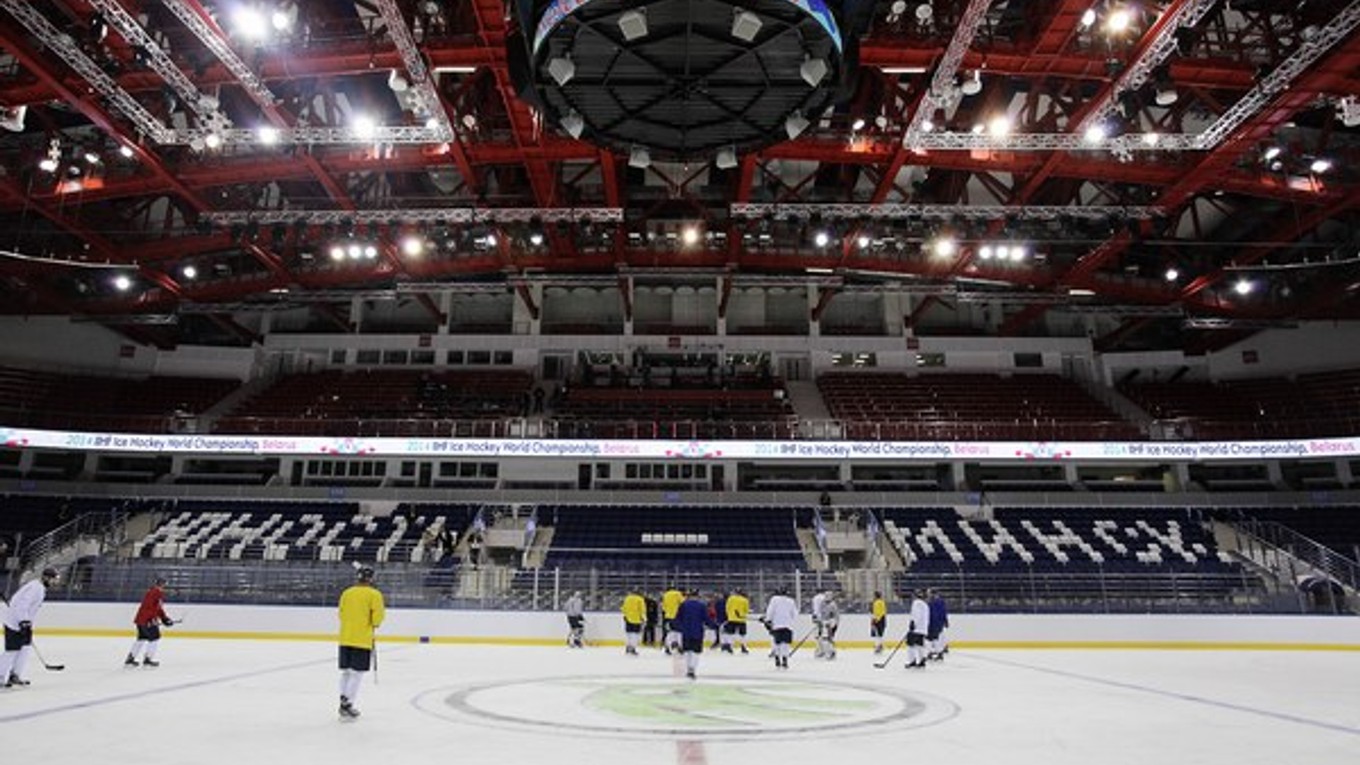 Slováci už trénovali v Minsku.