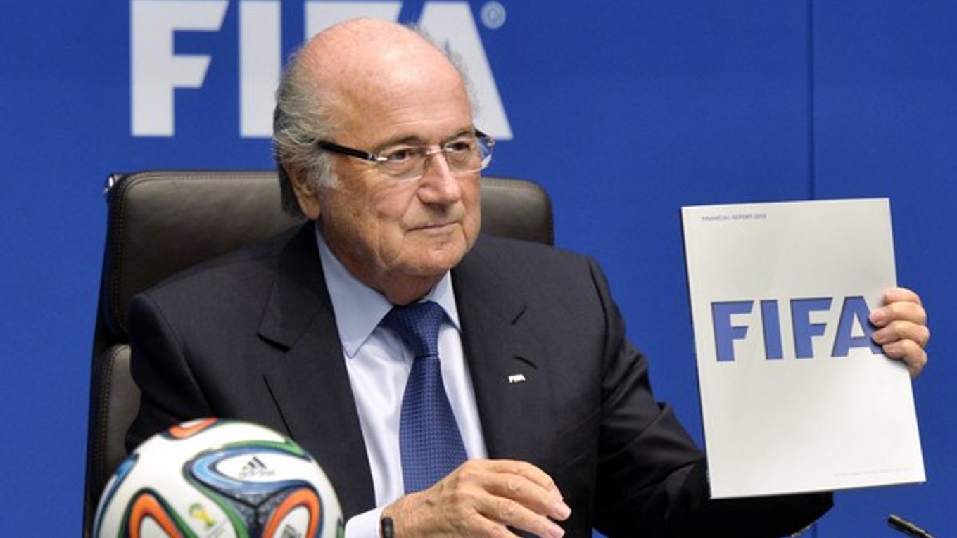 Šéf svetového futbalu Blatter.