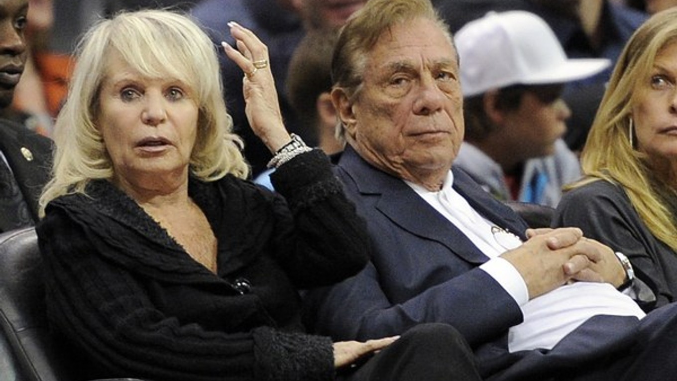 Donald Sterling s manželkou.