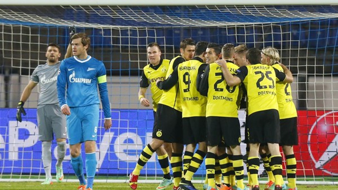 Borussia Dortmund vyhrala v Petrohrade 4:2.
