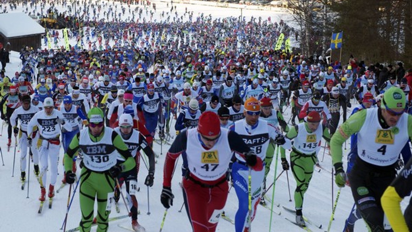 Vasaloppet na archívnej snímke.