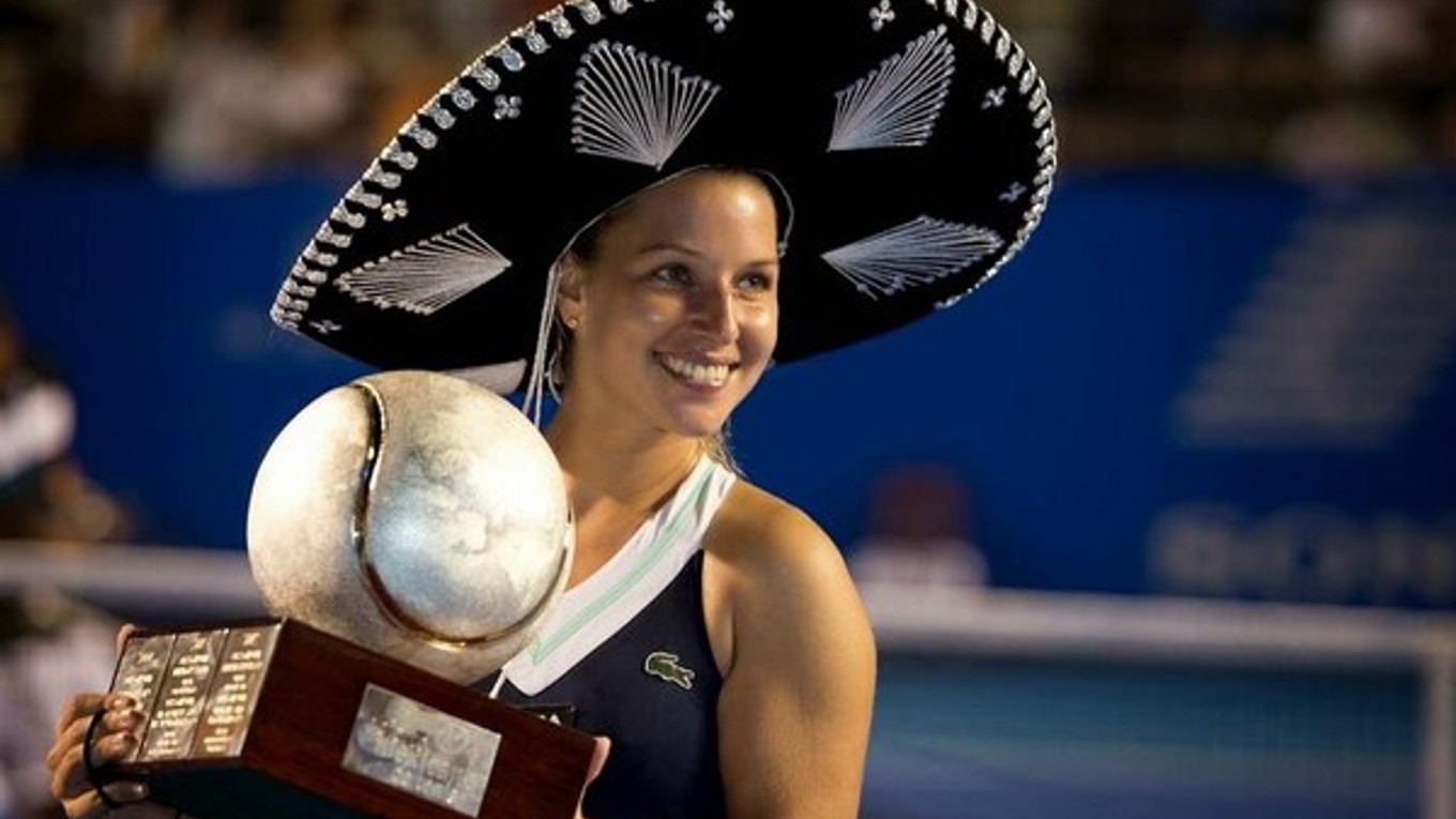 Dominika Cibulková sa v Mexiku tešila v sombrére.