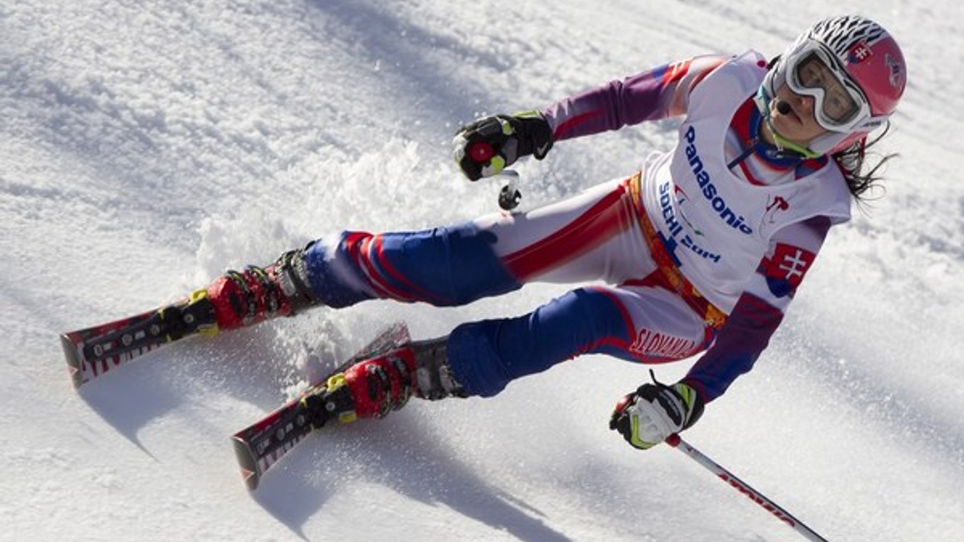 Slovenská lyžiarka Henrieta Farkašová.