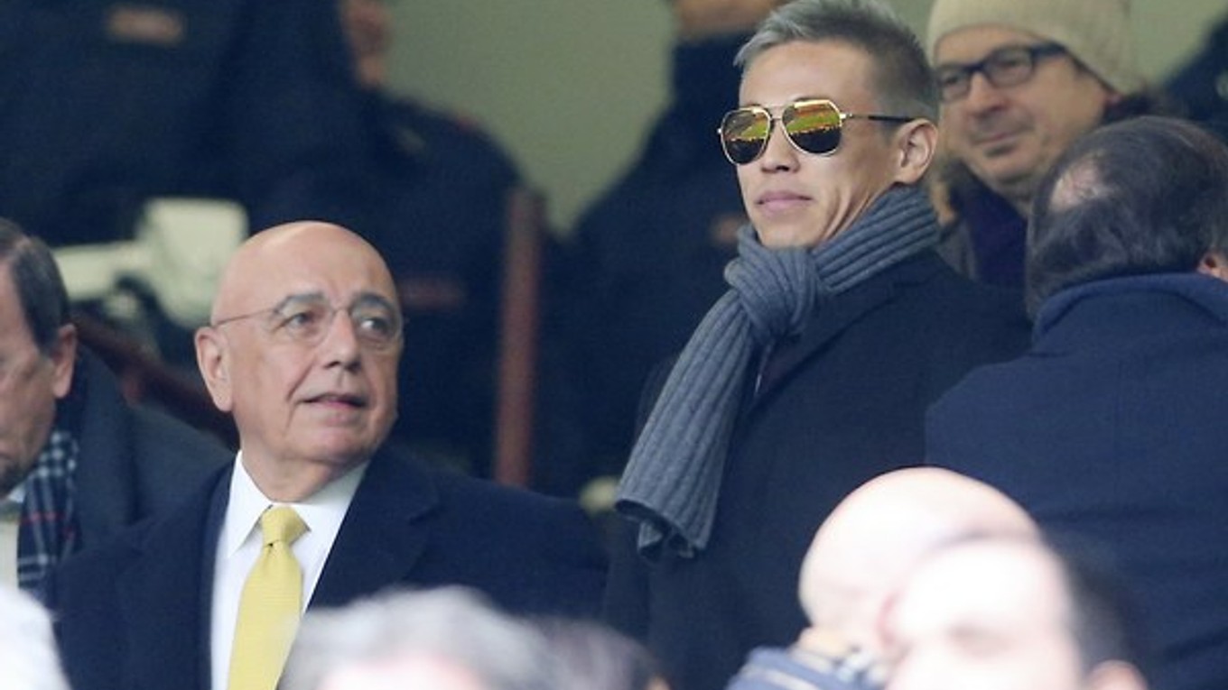 Adriano Galliani (vľavo).
