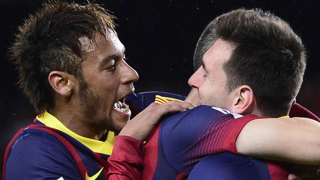 Neymar a Messi.