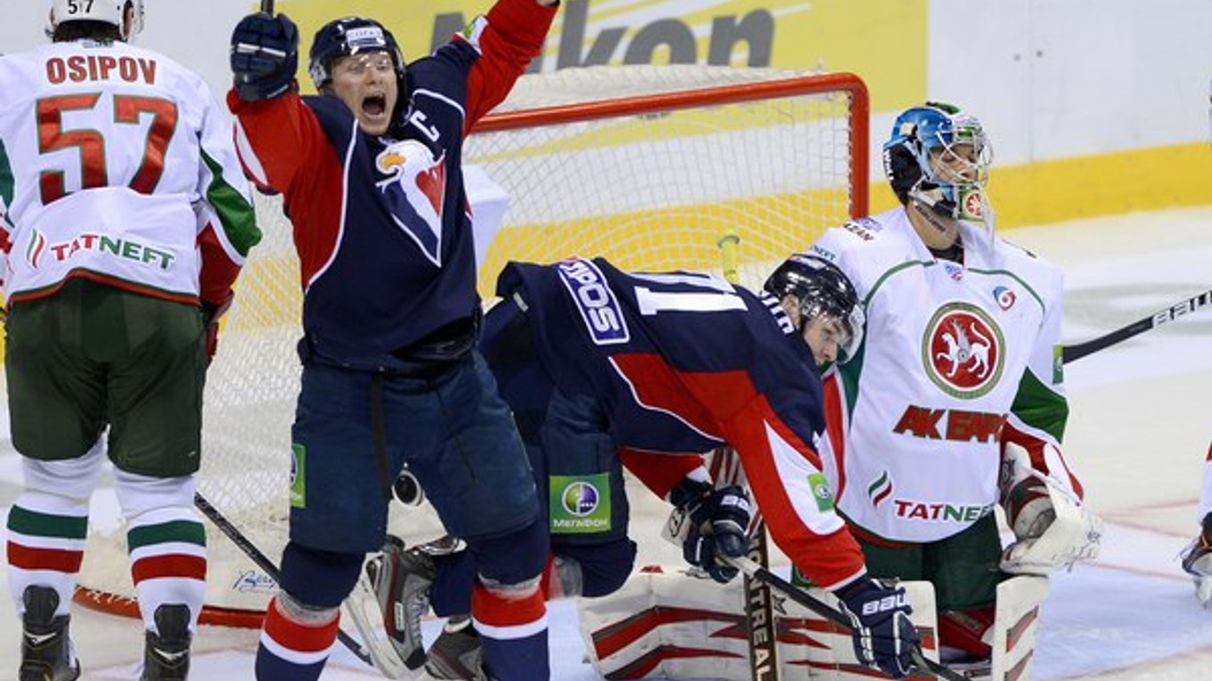 Takto sa z výhry nad Kazaňou v septembri v Bratislave tešil Milan Bartovič.