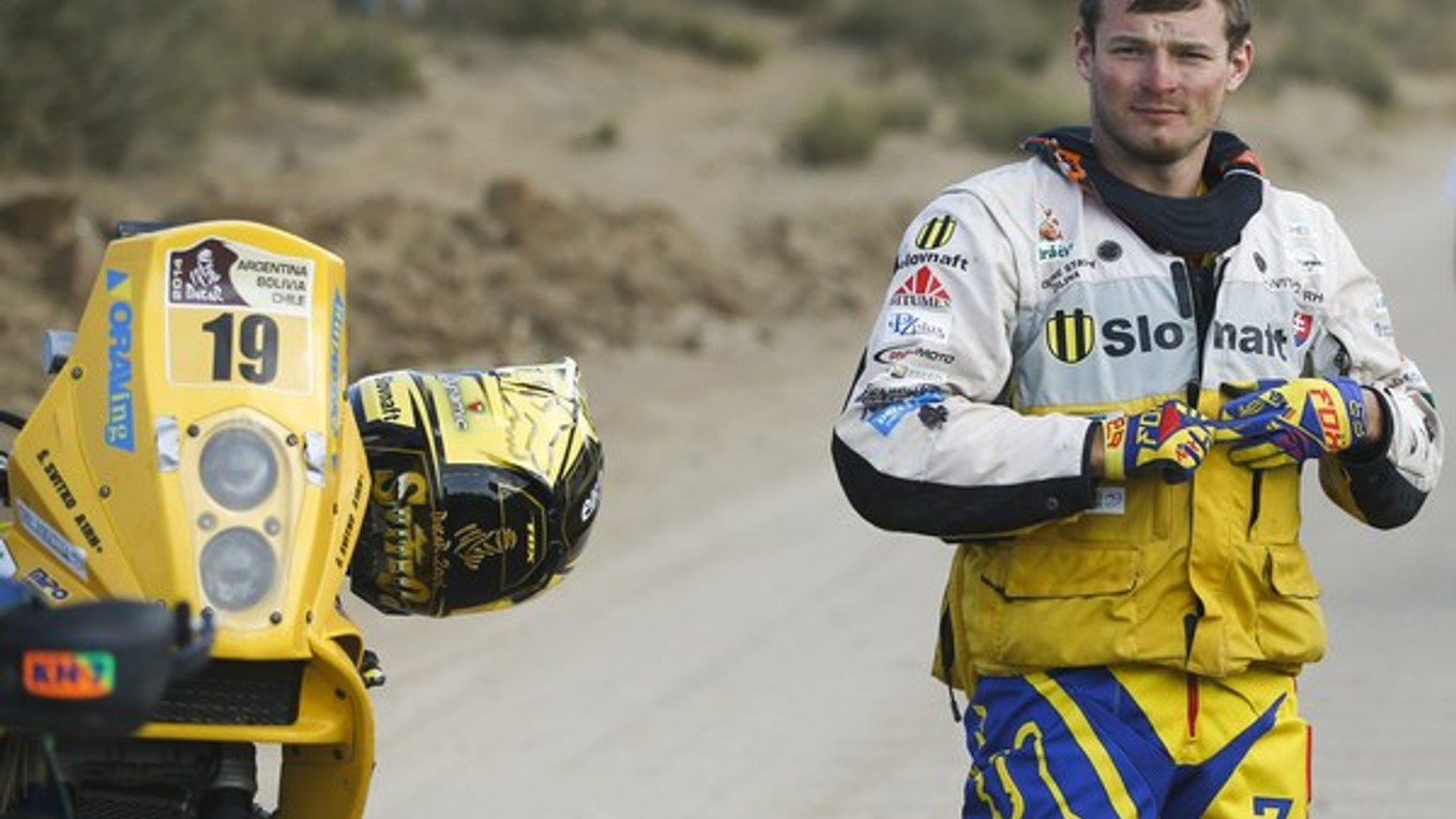 Štefan Svitko na Rely Dakar 2014.