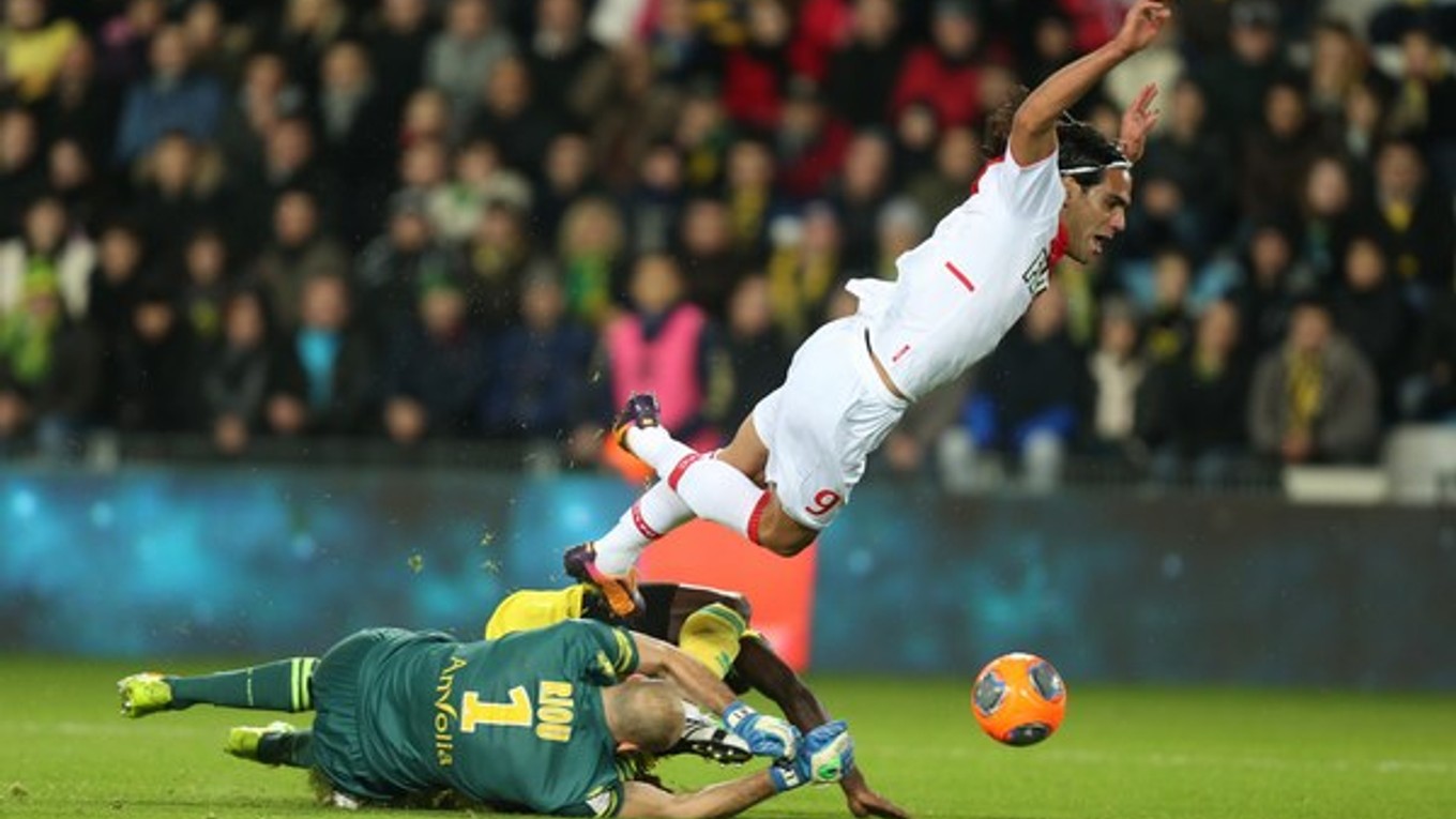 Hráč AS Falcao, ilustračná snímka.