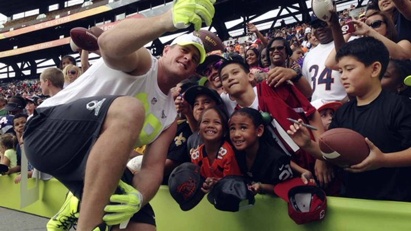 S fanúšikmi J.J. Wat z Houstnu Texans.