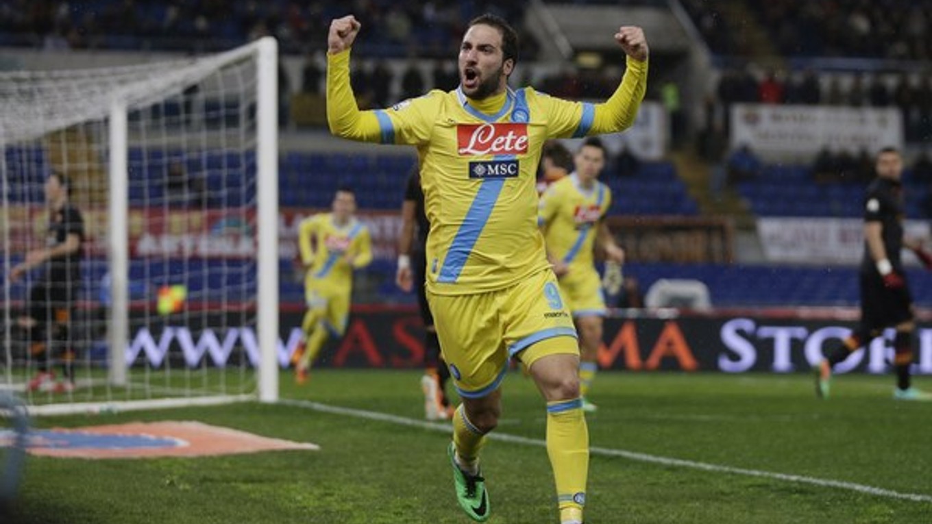 V 47. minúte sa z gólu v Neapola tešil Gonzalo Higuain.