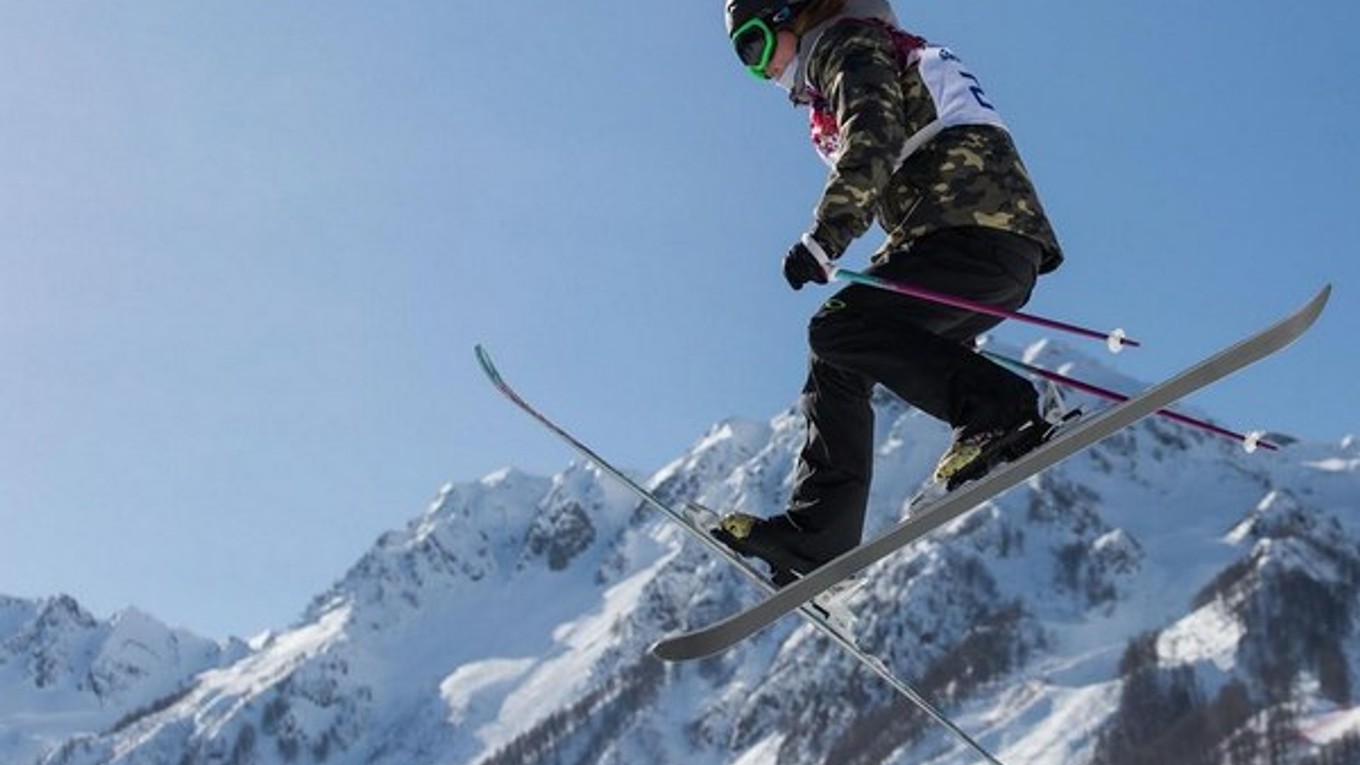 Slovenská reprezentantka v akrobatickom lyžovaní Natália Šlepecká.
