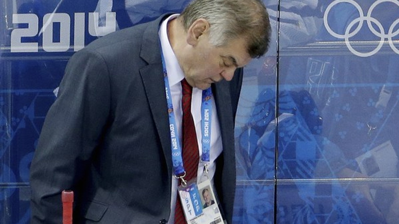 Tréner Vladimír Vůjtek prežíval počas zápasu s USA ťažké chvíle.
