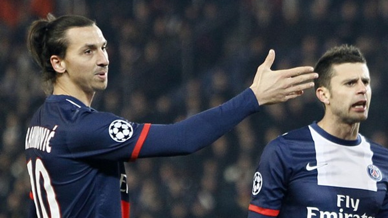 Zlatan Ibrahimovič z PSG tentokrát gól nedal.