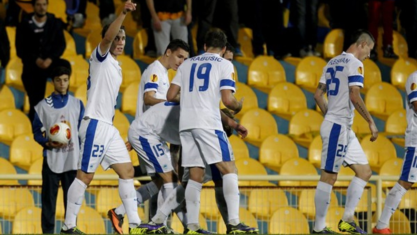 Takto Liberčania oslavovali Šuralov gól.