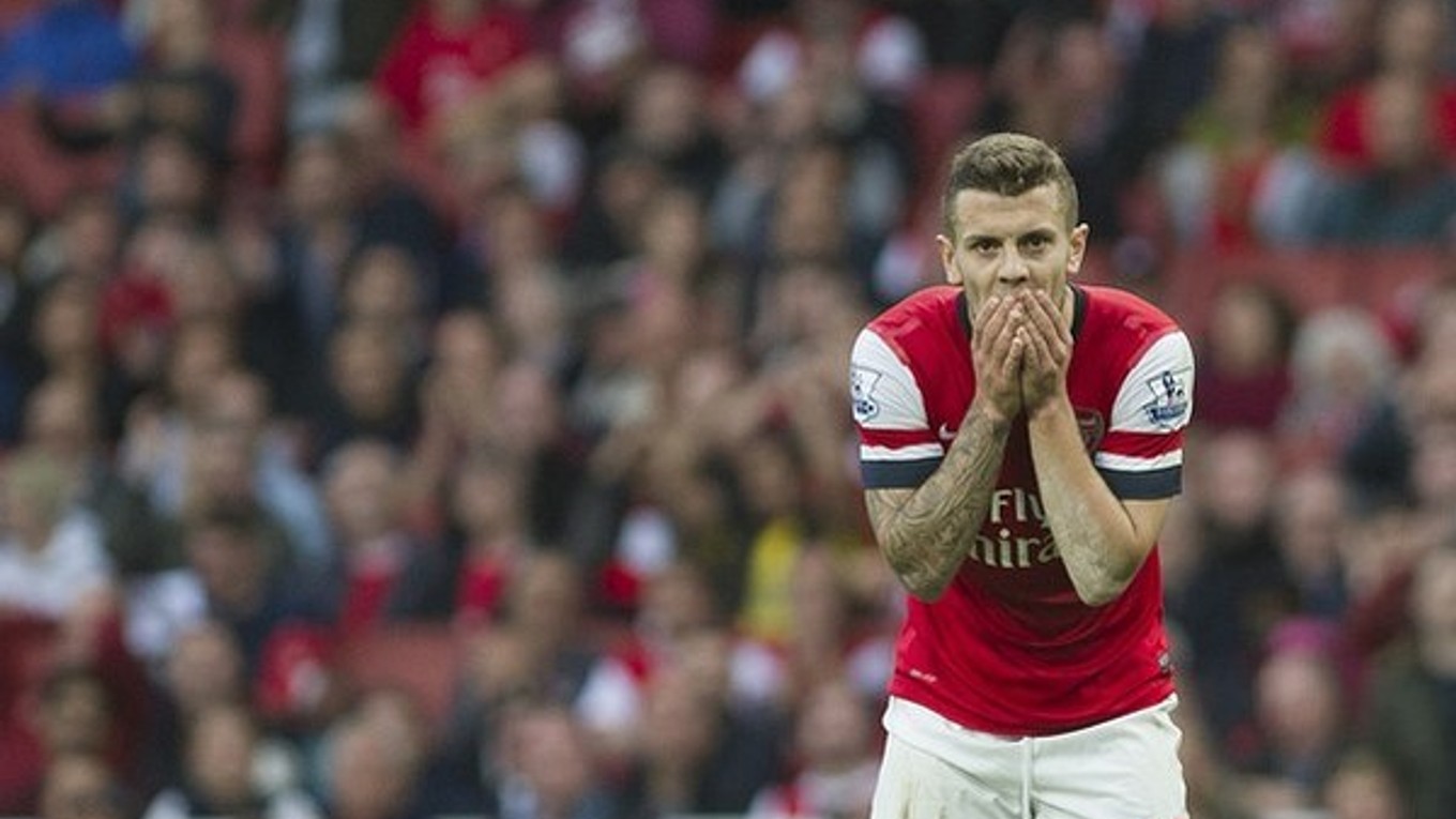 Jack Wilshere nezvládol prehru 3:6.