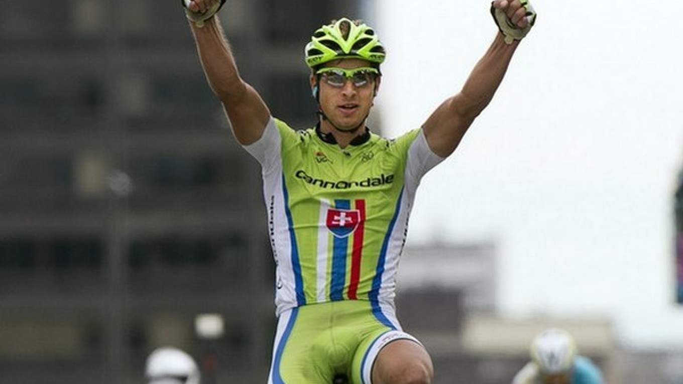 Najlepší slovenský cyklista Peter Sagan bude aj v sezóne 2014 lídrom družstva Cannondale.