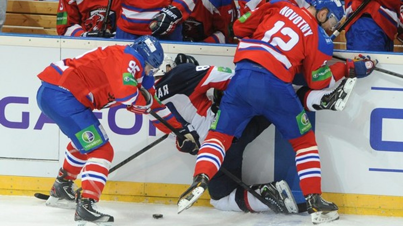 Jiří Novotný strelil jeden z gólov Leva.