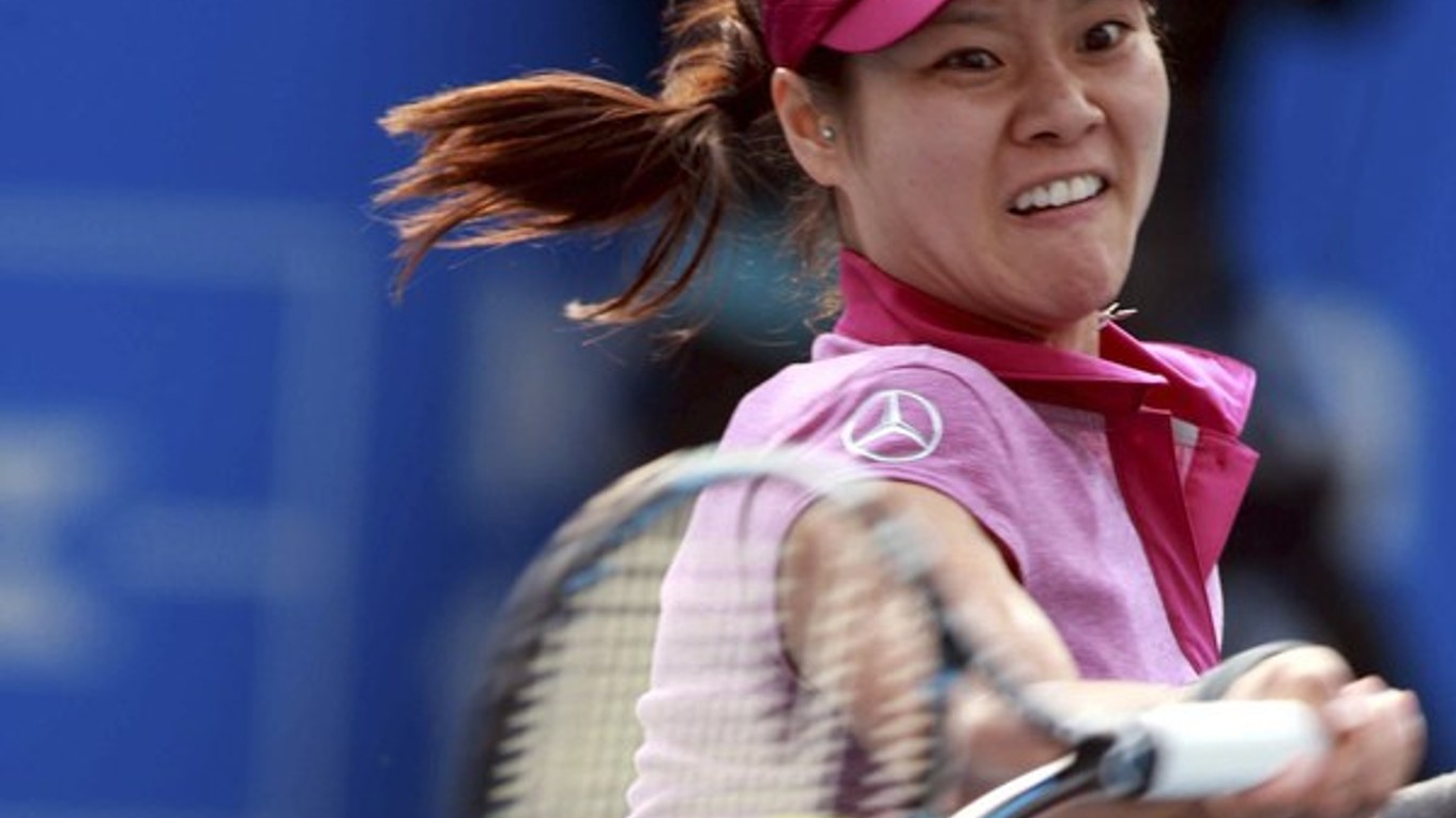 Čínska tenistka a turnajová jednotka Na Li.