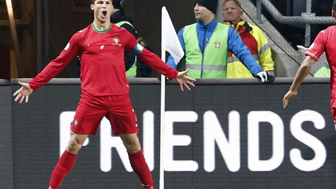 Cristiano Ronaldo vystrieľal Portugalsku cestu na majstrovstvá sveta.